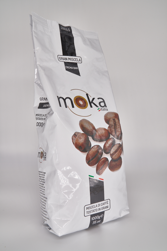 Caffè in grani miscela CREMA BAR da 1Kg MOKA ITALIA