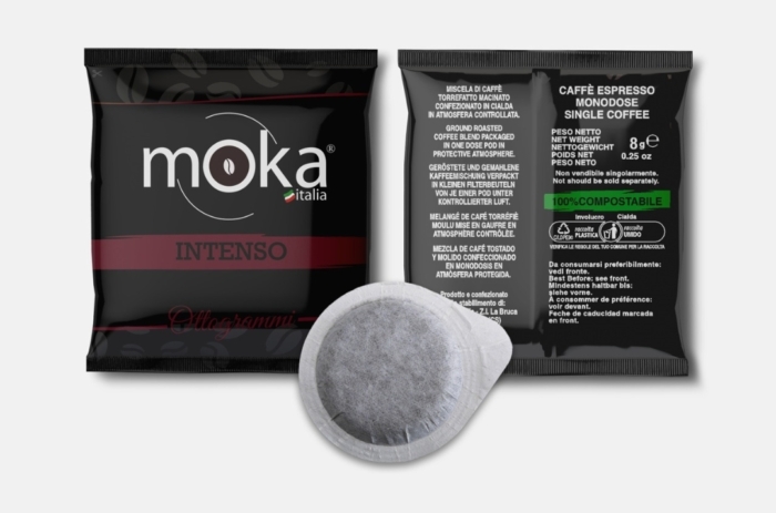 Moka Italia cialda INTENSO - confezione da 150